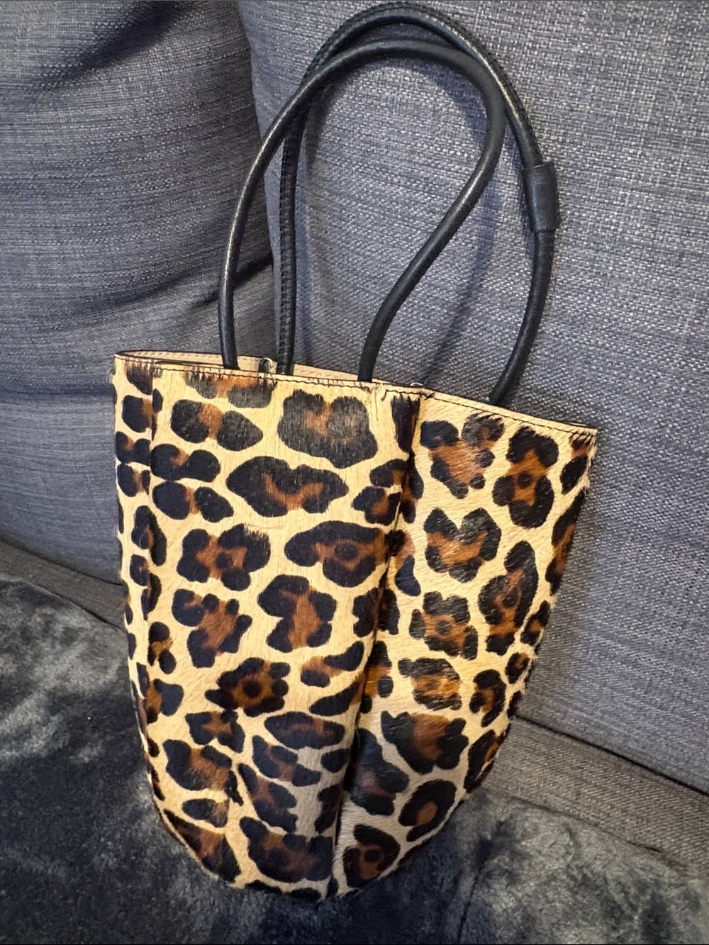 Zara Kate Moss leopard small bag